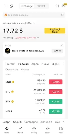 coinbase vs binance conversione monete