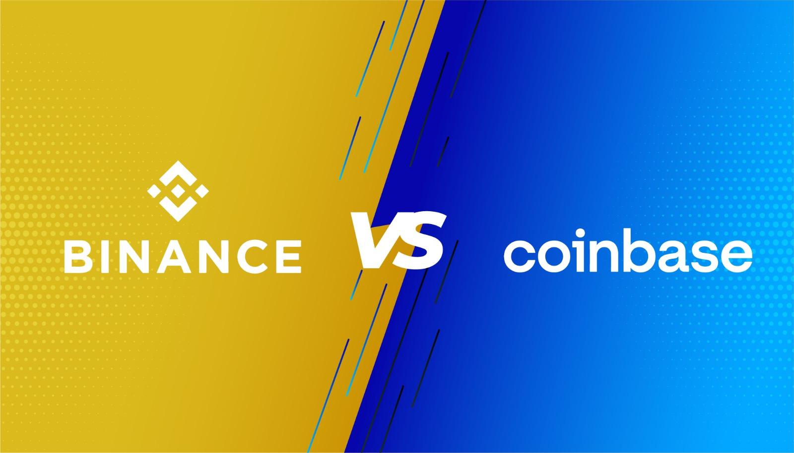 binance vs coinbase volume