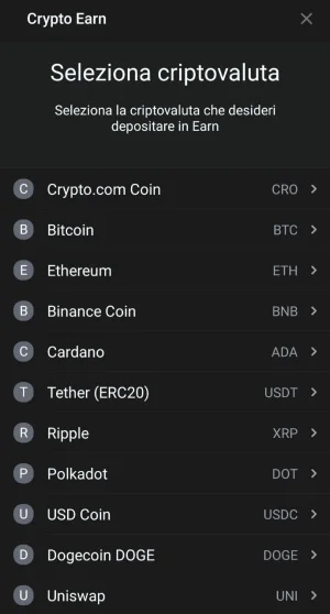 Crypto Earn