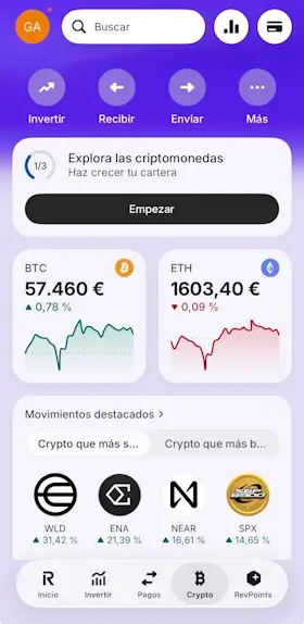 comprar e invertir en criptomonedas en España crypto dashboard
