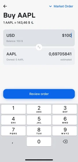Order mask Revolut