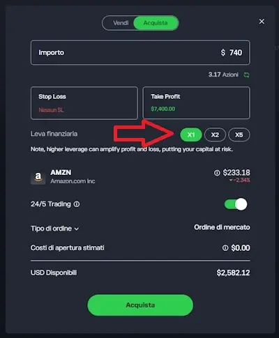 acquisto asset reali con eToro