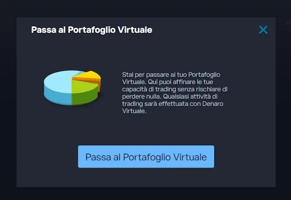 eToro conto virtuale