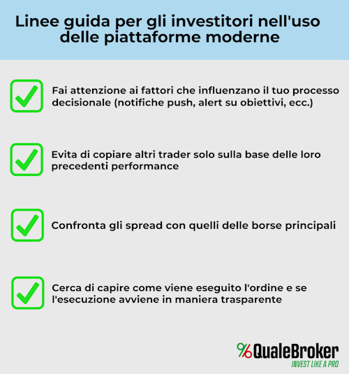 Linee guida per gli investitori con le moderne piattaforme