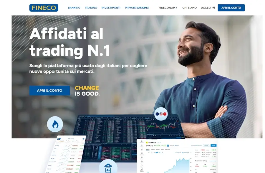Fineco homepage