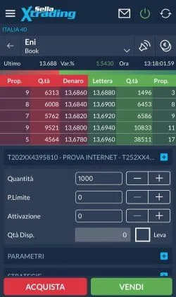 book app SELLA trading