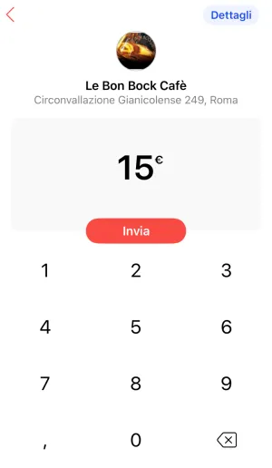 Invio pagamenti app Satispay