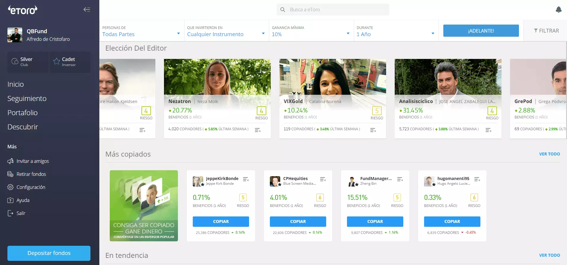 copytrading eToro