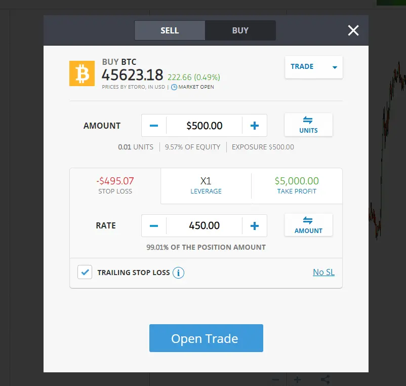 how to place orders with eToro